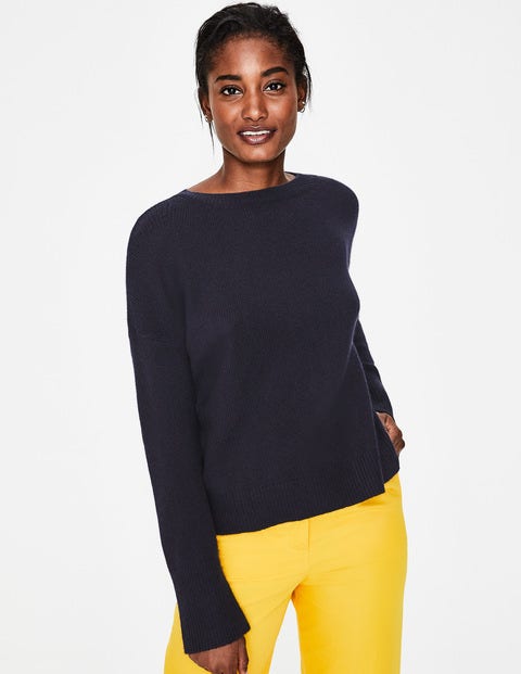 Dana Cashmere Jumper - Navy Dana Cashmere Jumper - Navy