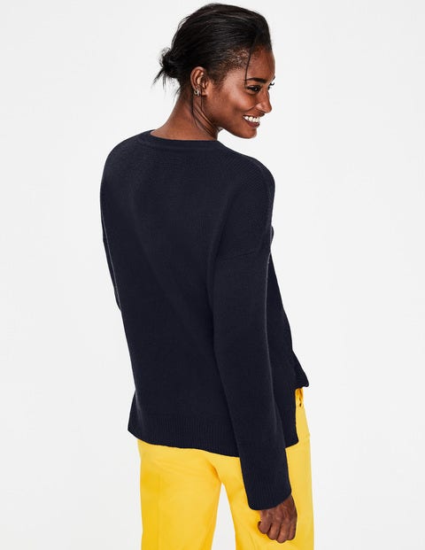Dana Cashmere Jumper - Navy Dana Cashmere Jumper - Navy