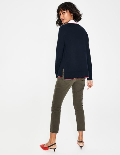 Penny Sweater - Navy Rainbow Penny Sweater - Navy Rainbow