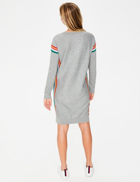 Talise Knitted Dress - Grey Melange Talise Knitted Dress - Grey Melange