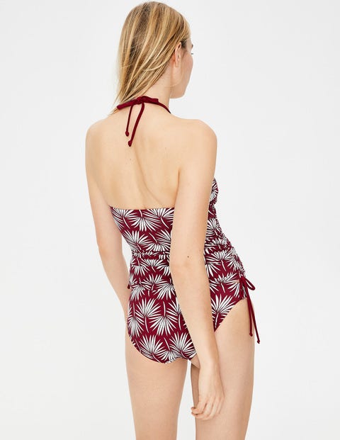 Bikini Bottoms - Red Palm Print Bikini Bottoms - Red Palm Print