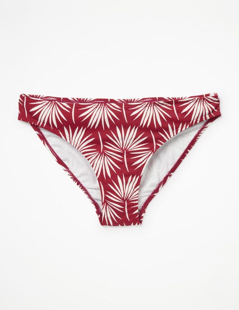 Bikini Bottoms - Red Palm Print Bikini Bottoms - Red Palm Print