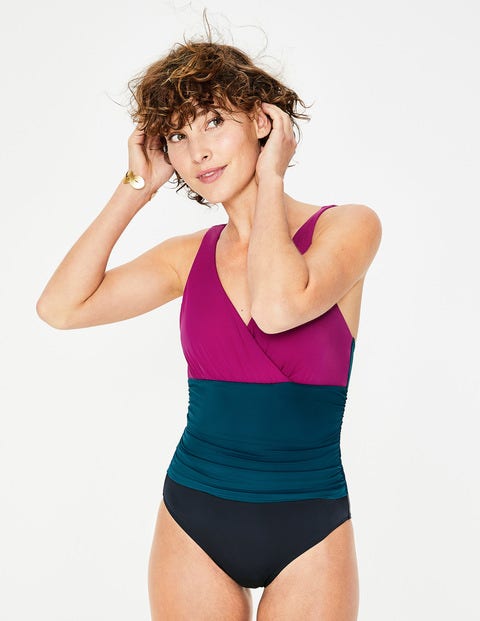 Talamanca Swimsuit - Magenta Colourblock Talamanca Swimsuit - Magenta Colourblock