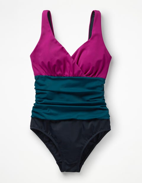 Talamanca Swimsuit - Magenta Colourblock Talamanca Swimsuit - Magenta Colourblock