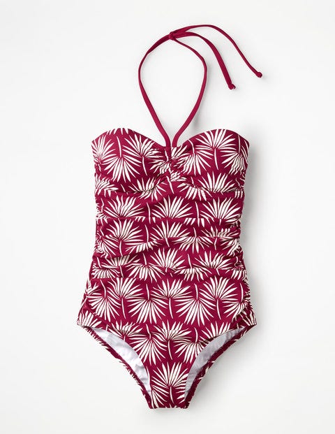 Sardinia Swimsuit - Red Palm Print Sardinia Swimsuit - Red Palm Print