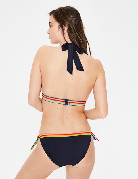 Formentera Bikini Top - Navy/Rainbow Stripe Formentera Bikini Top - Navy/Rainbow Stripe