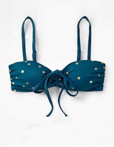 Sardinia Bikini Top - Gold Foil Spot Sardinia Bikini Top - Gold Foil Spot