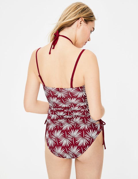 Sardinia Tankini Top - Red Palm Print Sardinia Tankini Top - Red Palm Print