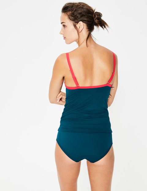 Milos Cup-size Tankini Top - Oceanside Colourblock Milos Cup-size Tankini Top - Oceanside Colourblock