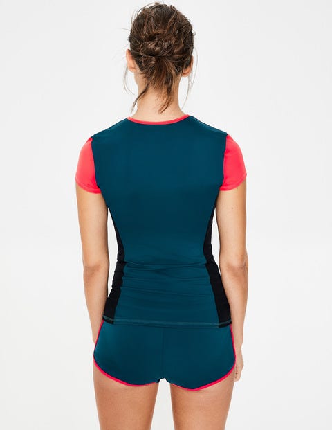 Short Sleeve Rash Guard - Oceanside Colourblock Short Sleeve Rash Guard - Oceanside Colourblock