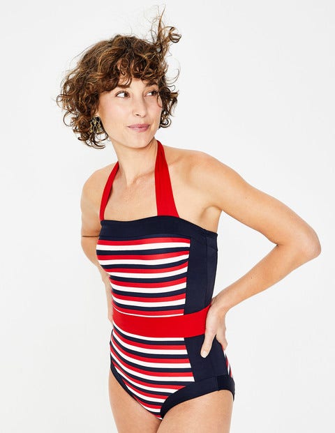 Santorini Swimsuit - Red/Ink Stripe Santorini Swimsuit - Red/Ink Stripe