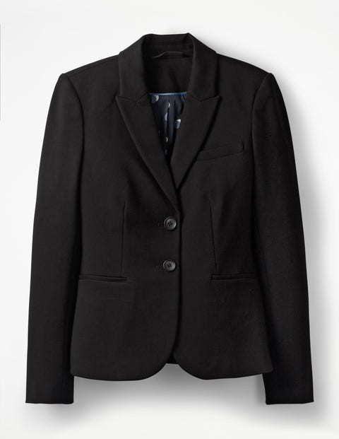 Elizabeth Ponte Blazer - Black Elizabeth Ponte Blazer - Black