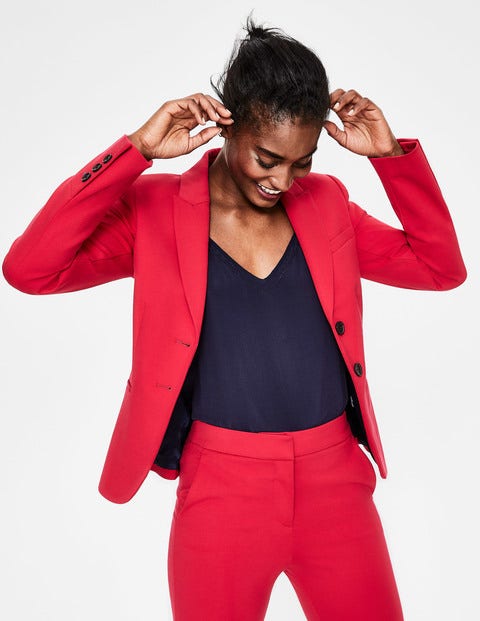 Elizabeth Ponte Blazer - Dark Rose Elizabeth Ponte Blazer - Dark Rose