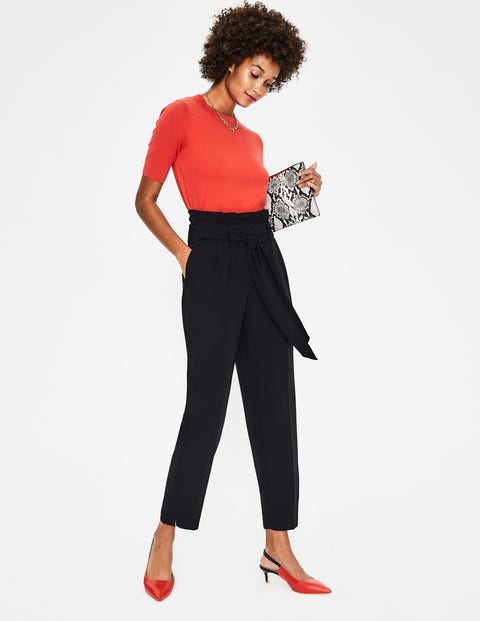Melina Paperbag Pants - Black Melina Paperbag Pants - Black