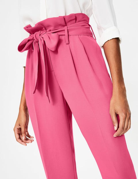 Melina Paperbag Trousers - Garden Rose Melina Paperbag Trousers - Garden Rose
