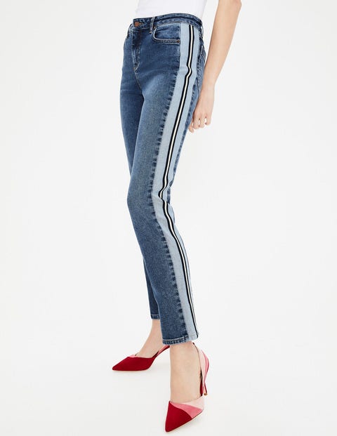 Cavendish Girlfriend Jeans - Side Panel Interest Cavendish Girlfriend Jeans - Side Panel Interest