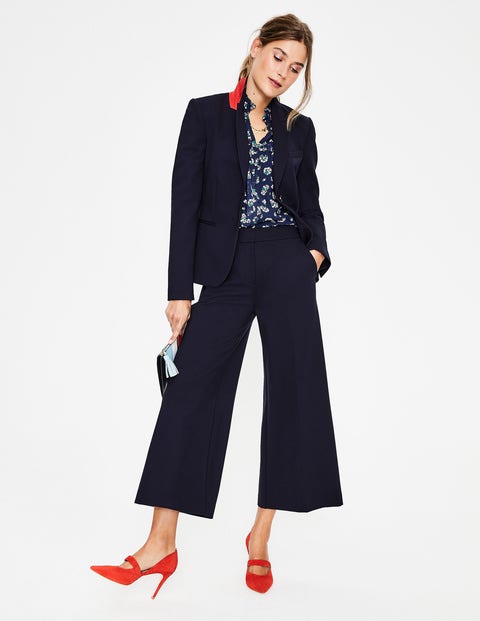 Hampshire Culottes Aus Ponte-Roma-Jersey - Navy Hampshire Culottes Aus Ponte-Roma-Jersey - Navy