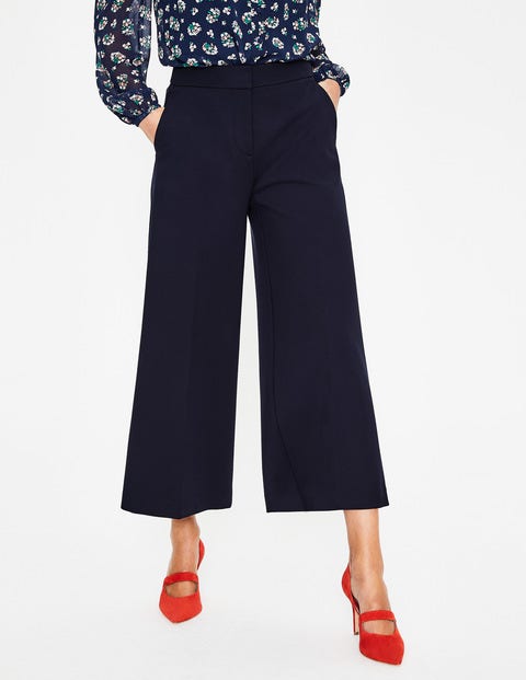 Hampshire Culottes Aus Ponte-Roma-Jersey - Navy Hampshire Culottes Aus Ponte-Roma-Jersey - Navy