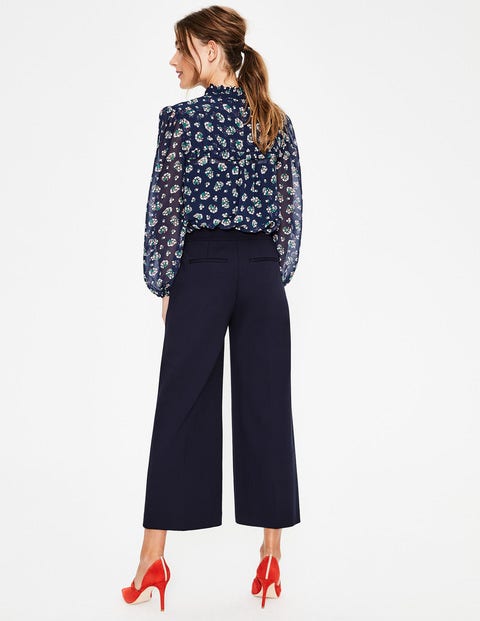 Hampshire Culottes Aus Ponte-Roma-Jersey - Navy Hampshire Culottes Aus Ponte-Roma-Jersey - Navy