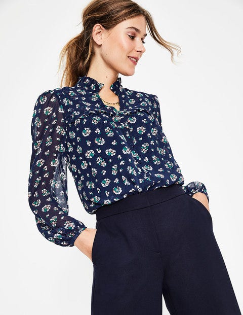 Hampshire Culottes Aus Ponte-Roma-Jersey - Navy Hampshire Culottes Aus Ponte-Roma-Jersey - Navy