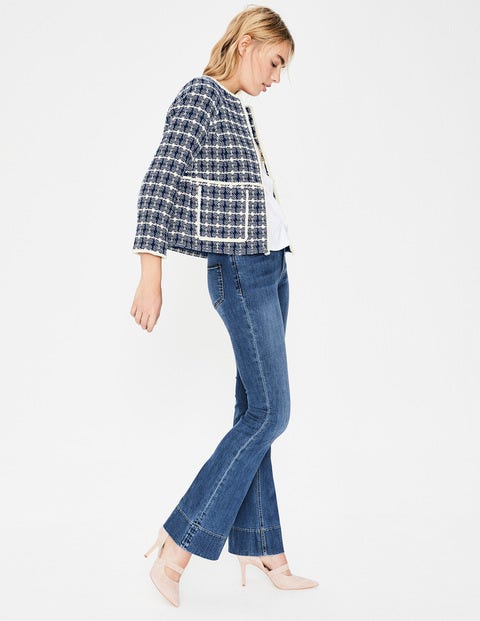 Ida Textured Jacket - Blue texture Ida Textured Jacket - Blue texture