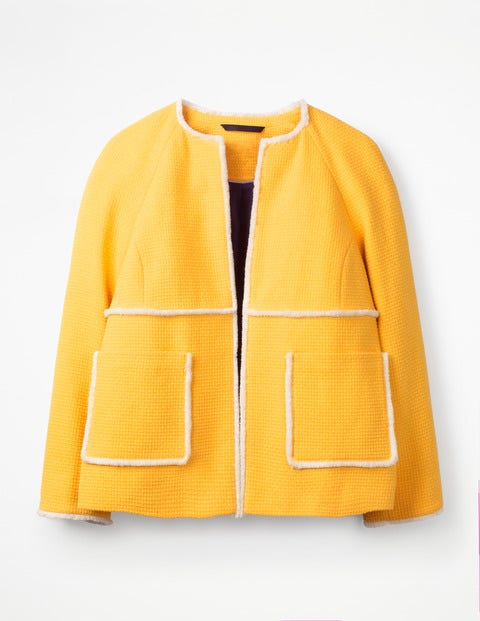 Ida Strukturierte Jacke - Fröhliches Gelb Ida Strukturierte Jacke - Fröhliches Gelb