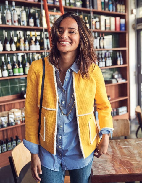 Ida Textured Jacket - Happy Ida Textured Jacket - Happy