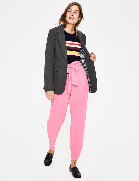 Jersey Longerline Blazer - Grey Marl Jersey Longerline Blazer - Grey Marl
