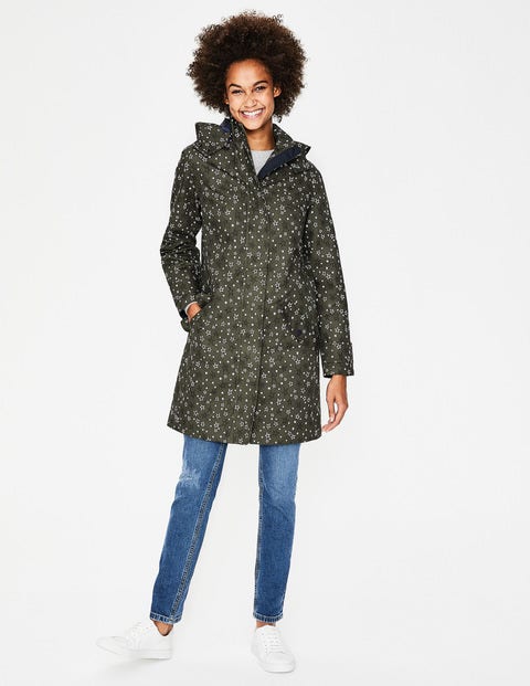 Suki Waterproof Coat - Classic Khaki, Sketchy Star M Suki Waterproof Coat - Classic Khaki, Sketchy Star M