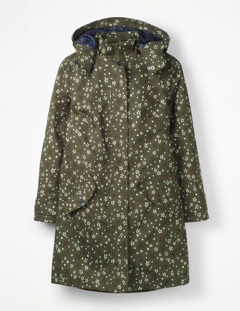 Suki Waterproof Coat - Classic Khaki, Sketchy Star M Suki Waterproof Coat - Classic Khaki, Sketchy Star M