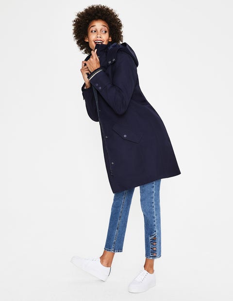 Suki Waterproof Coat - Navy Suki Waterproof Coat - Navy