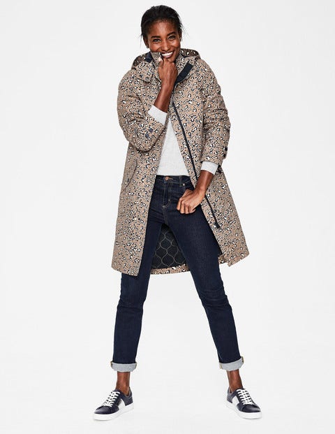 Suki Waterproof Coat - Soft Truffle, Animal Suki Waterproof Coat - Soft Truffle, Animal