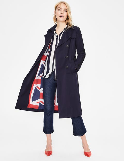 Whitstable Trench Coat - Navy Whitstable Trench Coat - Navy