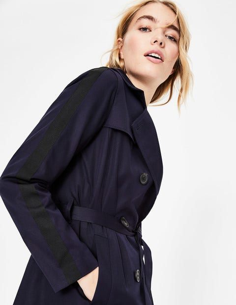 Whitstable Trench Coat - Navy Whitstable Trench Coat - Navy