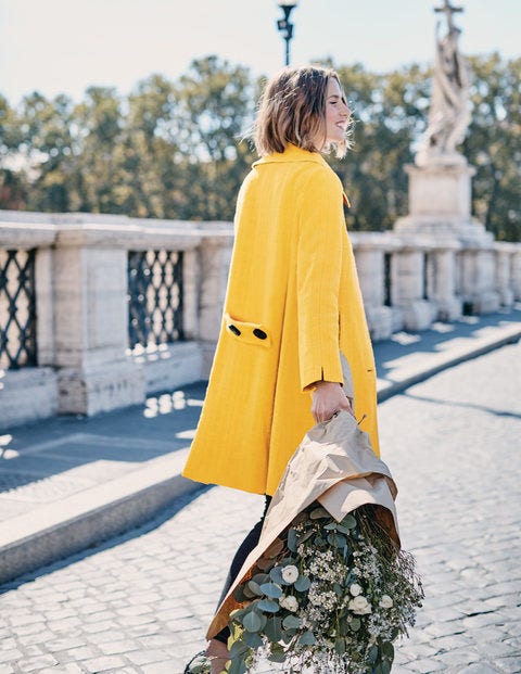 Vintage Swing Coat - Happy Vintage Swing Coat - Happy