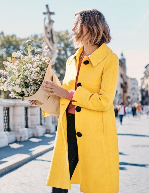 Vintage Swing Coat - Happy Vintage Swing Coat - Happy