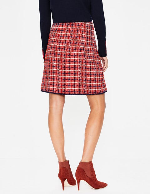 Tallulah Wrap Skirt - Red Texture Tallulah Wrap Skirt - Red Texture