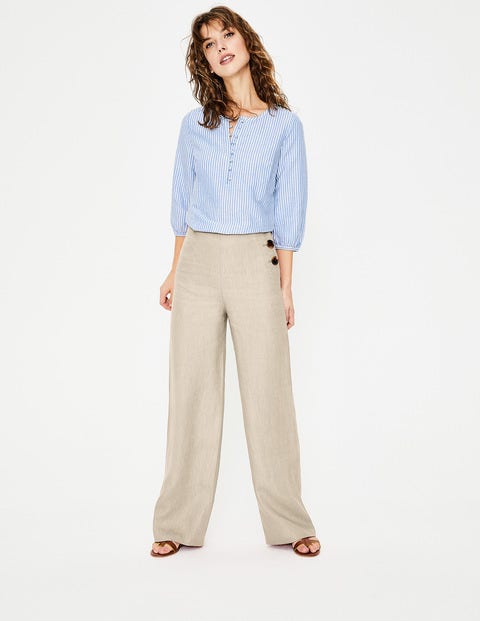 Penzance Linen Pants - Ecru Penzance Linen Pants - Ecru