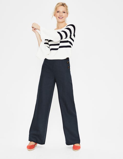 Penzance Linen Pants - Navy Penzance Linen Pants - Navy