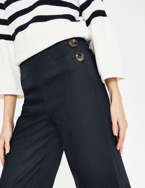 Penzance Linen Pants - Navy Penzance Linen Pants - Navy