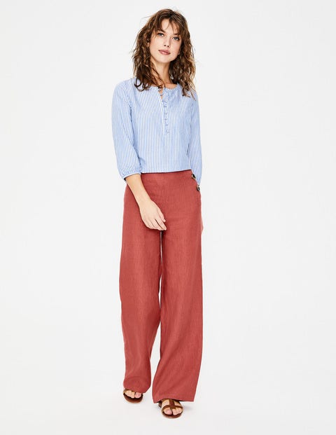 Penzance Linen Pants - Rouge Penzance Linen Pants - Rouge
