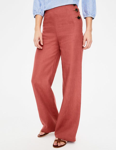 Penzance Linen Pants - Rouge Penzance Linen Pants - Rouge