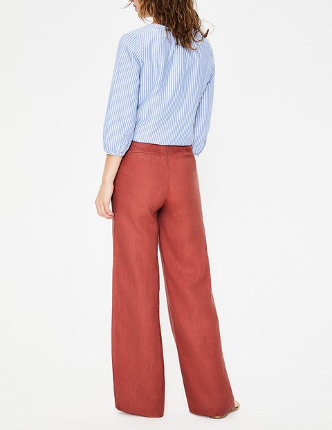 Penzance Linen Pants - Rouge Penzance Linen Pants - Rouge