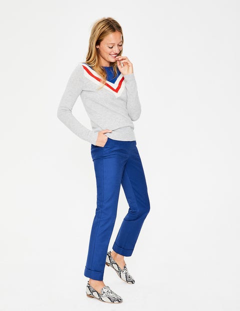 Kensington Turn-Up Pants - Cobalt Kensington Turn-Up Pants - Cobalt