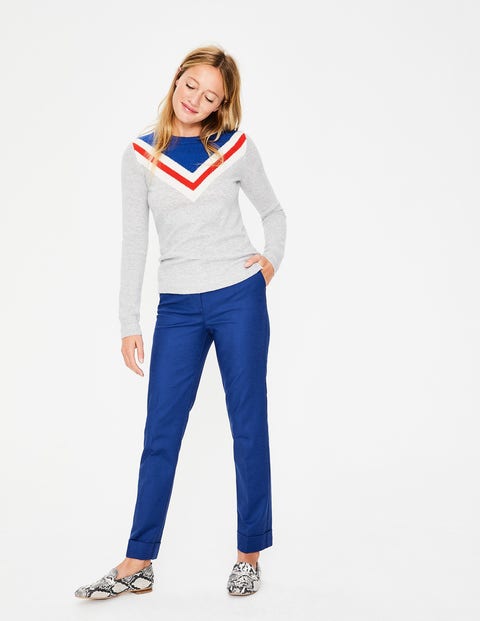 Kensington Turn-Up Pants - Cobalt Kensington Turn-Up Pants - Cobalt