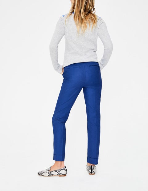 Kensington Turn-Up Pants - Cobalt Kensington Turn-Up Pants - Cobalt