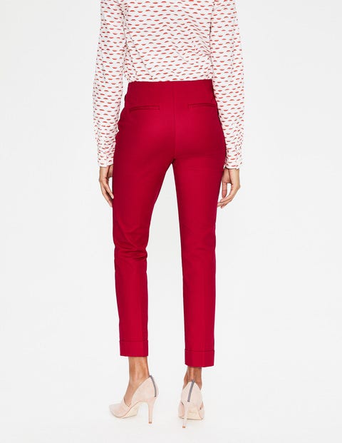 Kensington Turn-Up Pants - Dark Rose Kensington Turn-Up Pants - Dark Rose