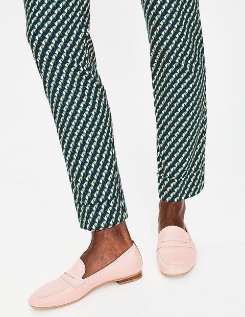 Kensington Turn-Up Pants - Forest, Graphic Geo Kensington Turn-Up Pants - Forest, Graphic Geo