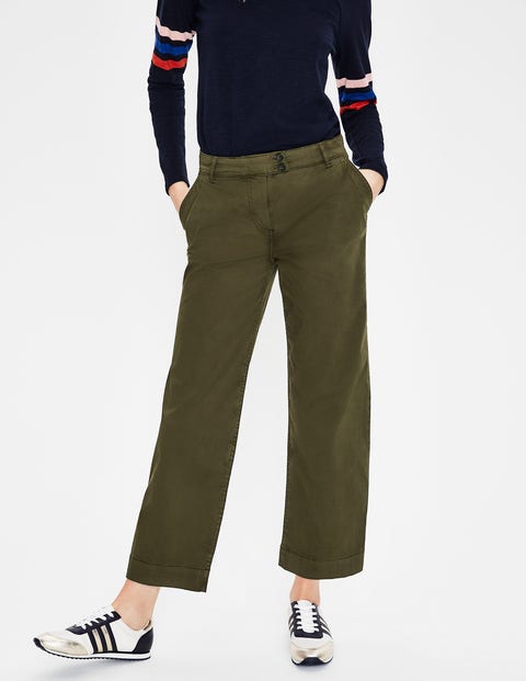 Helena 7/8-Chinohose - Klassisches Khaki Helena 7/8-Chinohose - Klassisches Khaki