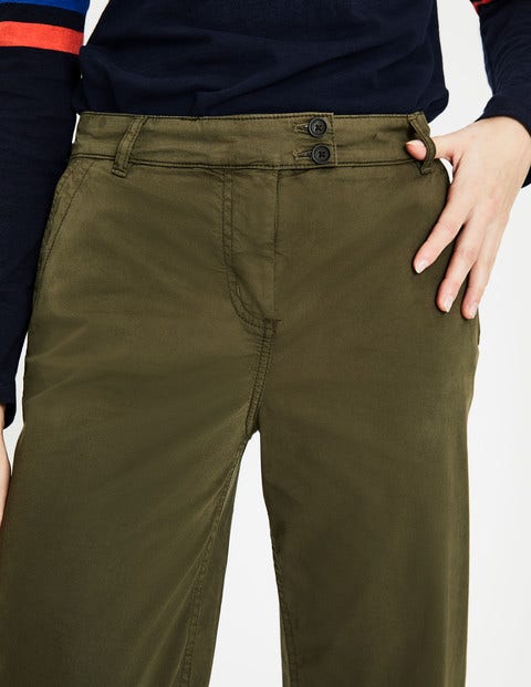 Helena 7/8-Chinohose - Klassisches Khaki Helena 7/8-Chinohose - Klassisches Khaki